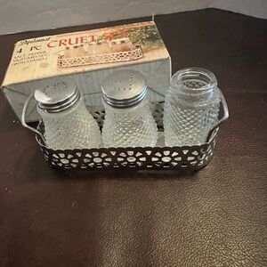 Vintage cruet set